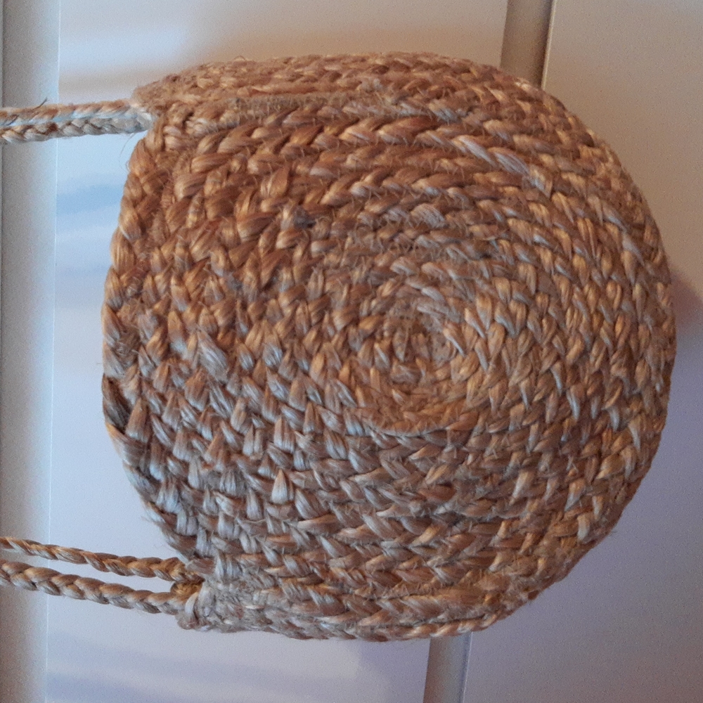 MANGO Raffia Bag